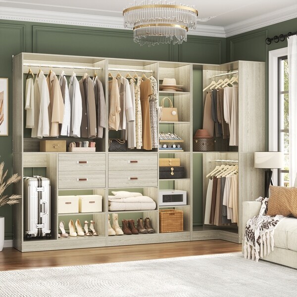 Navada Freestanding Closet System Set - Bed Bath & Beyond - 40791452