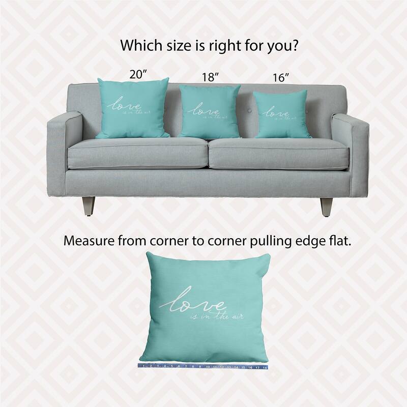 Love in the Air Valentine's Day Decorative Indoor Pillow