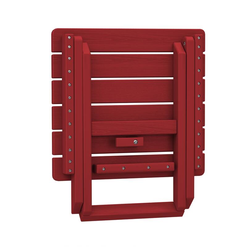 Outdoor Patio HDPE Foldable Side Table, Waterproof & Weather Resistant