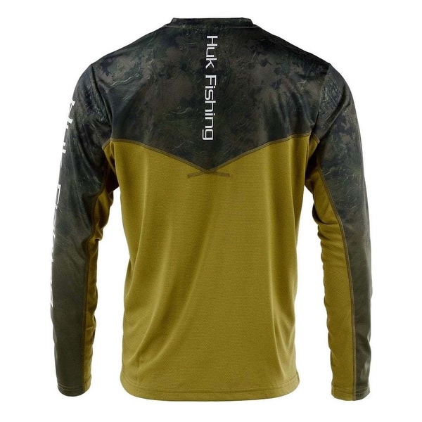 Huk Men/'s Icon Camo Subphantis Night Vision X-Large Long Sleeve Shirt