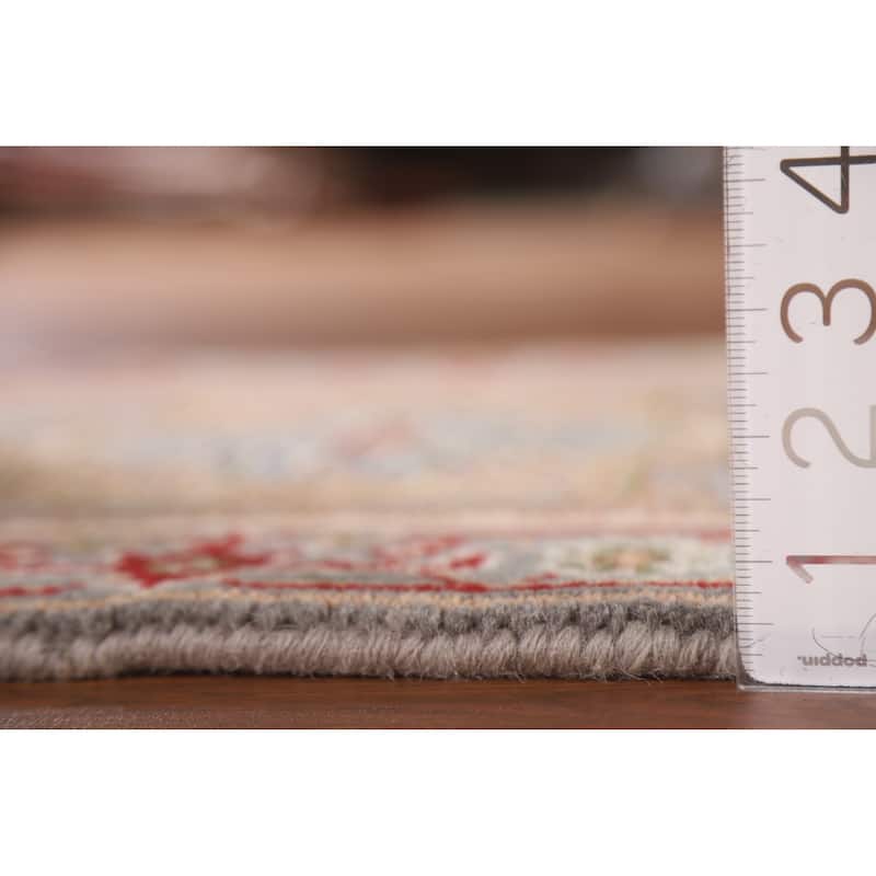 Geometric Grey Heriz Serapi Oriental Area Rug Handmade Wool Carpet - 2'0"x 3'0"
