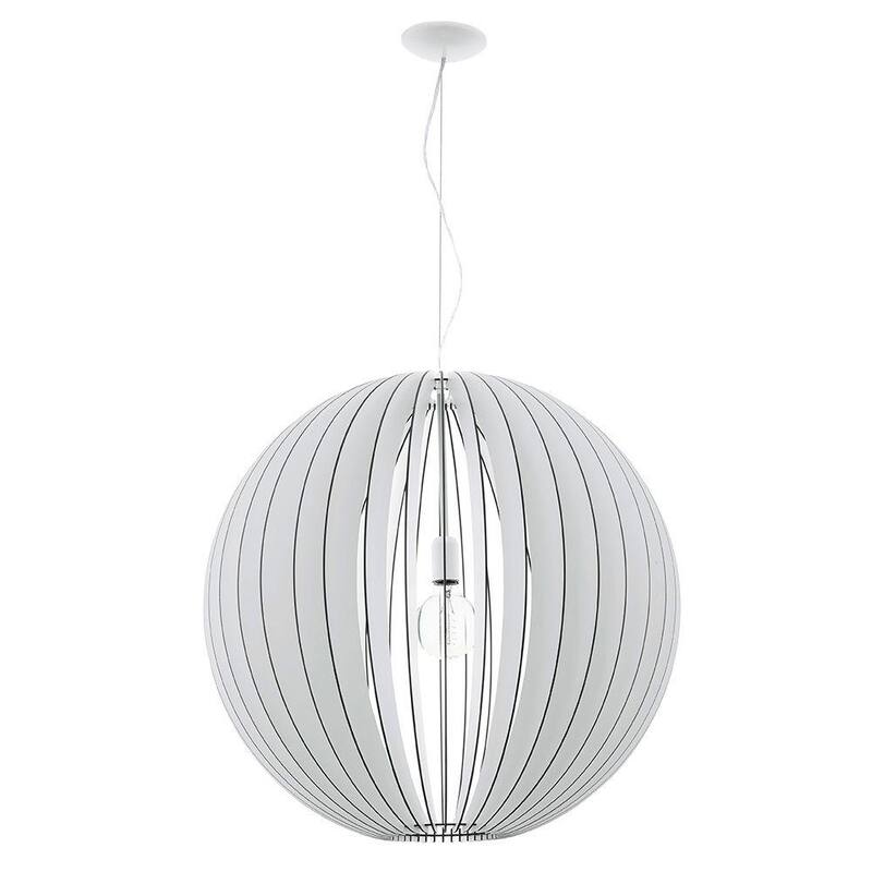 Eglo Cossano Pendant with White Shade