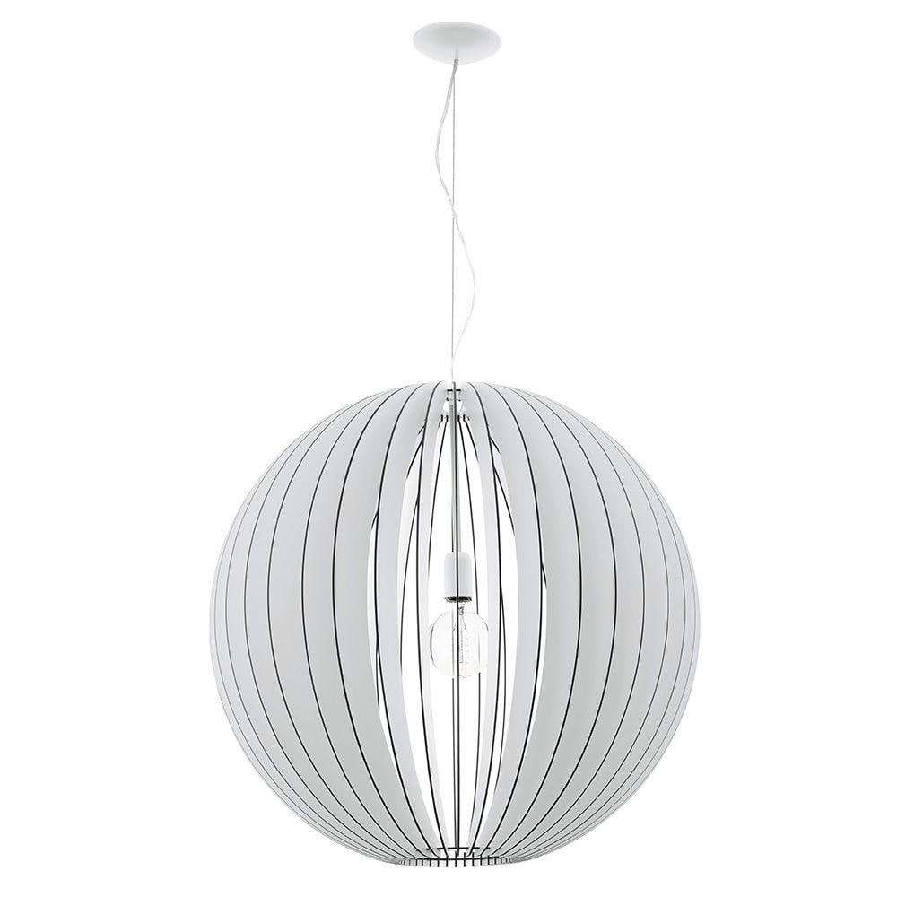 Eglo Cossano Pendant with White Shade
