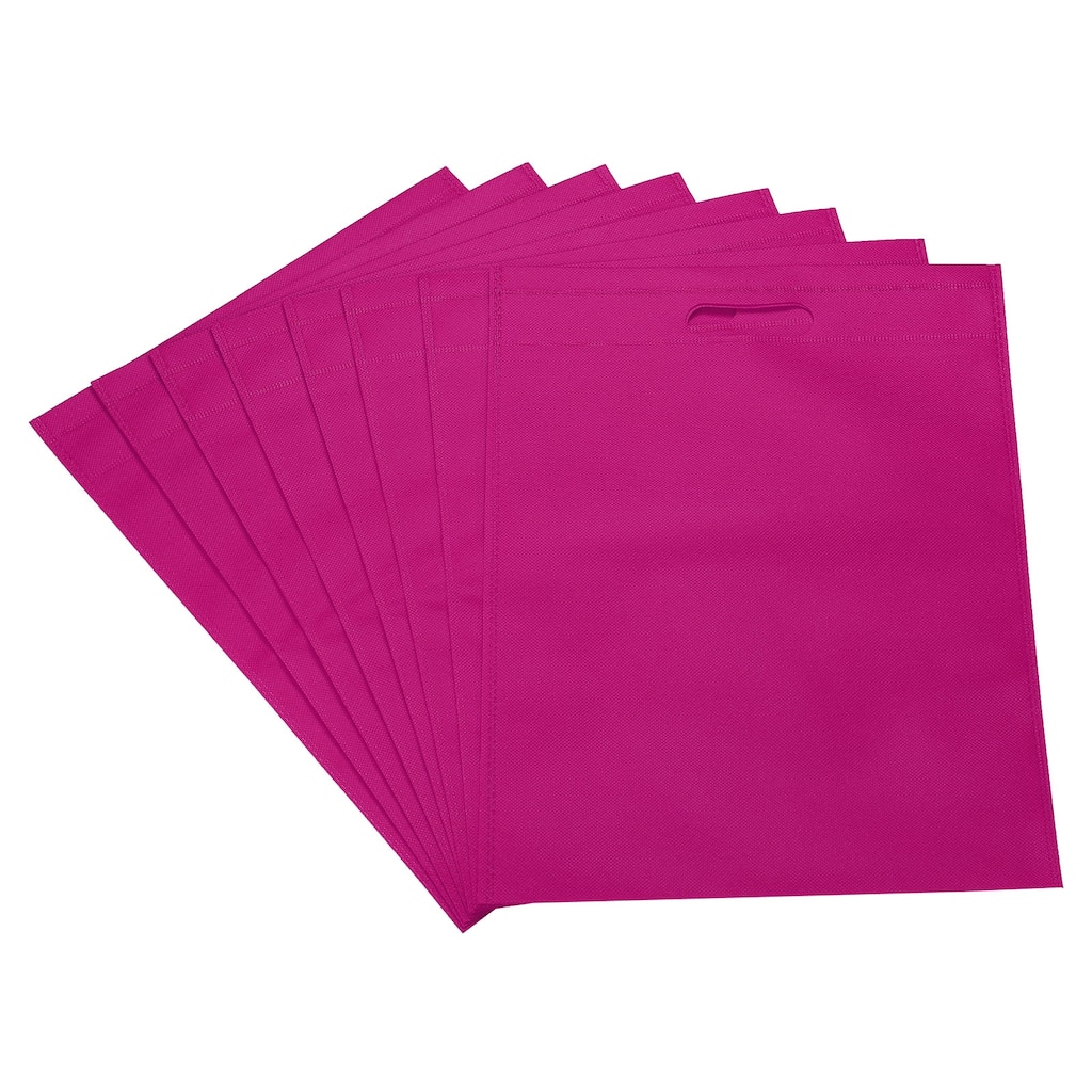 Nonwoven Tote Bags Reusable Goodie Treat Bag with Handles for Shopping