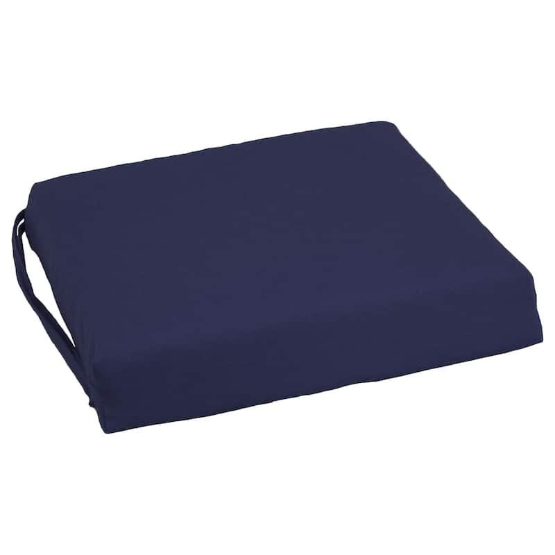 16-inch Square Indoor Twill Chair Cushions (Set of 2 or 4) - 16 x 16