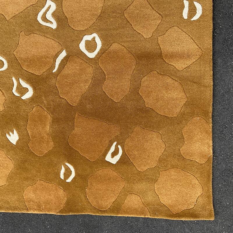 HERAT ORIENTAL Handmade Abstract Cheetah Tibetan Wool Rug
