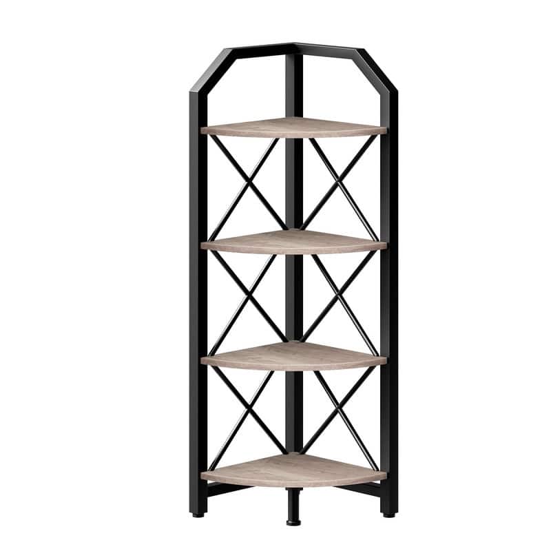47.6" Corner Shelf - 11.8"D x 11.8"W x 47.6"H