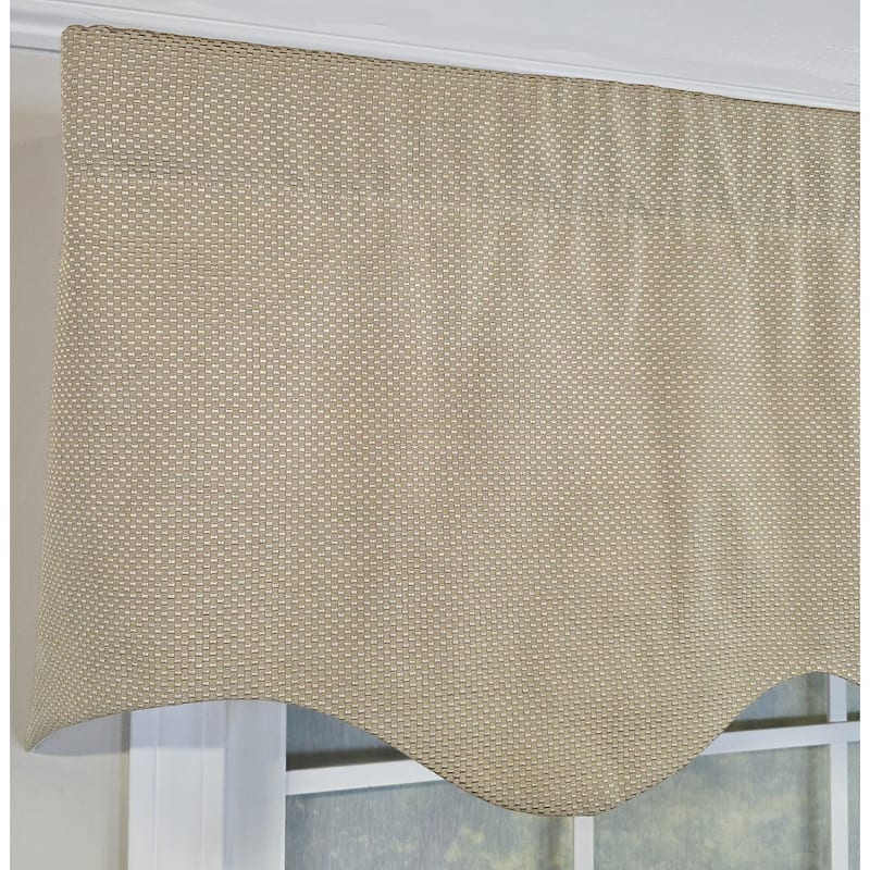 RLF Home Basket Weave Regal Valance