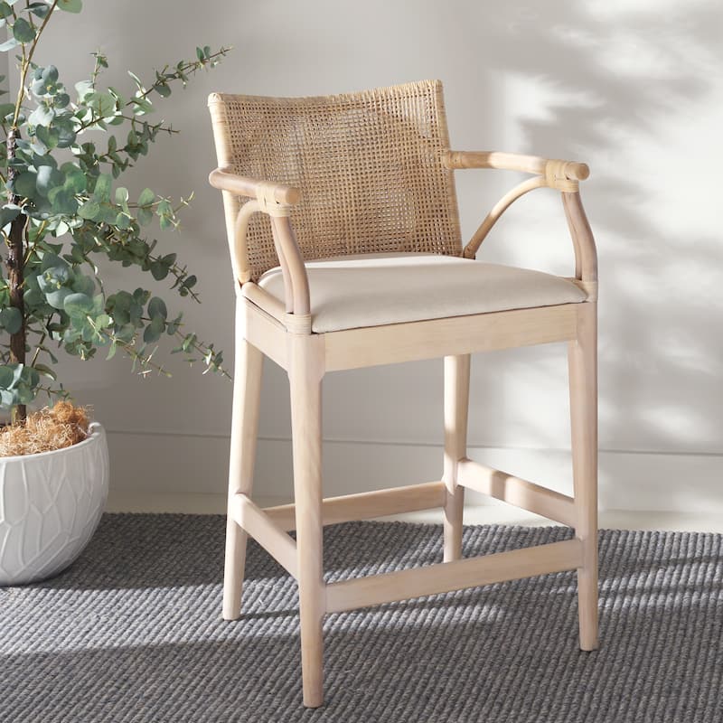 SAFAVIEH Gianni 26-inch Counter Stool - 22"W x 21"D x 36"H