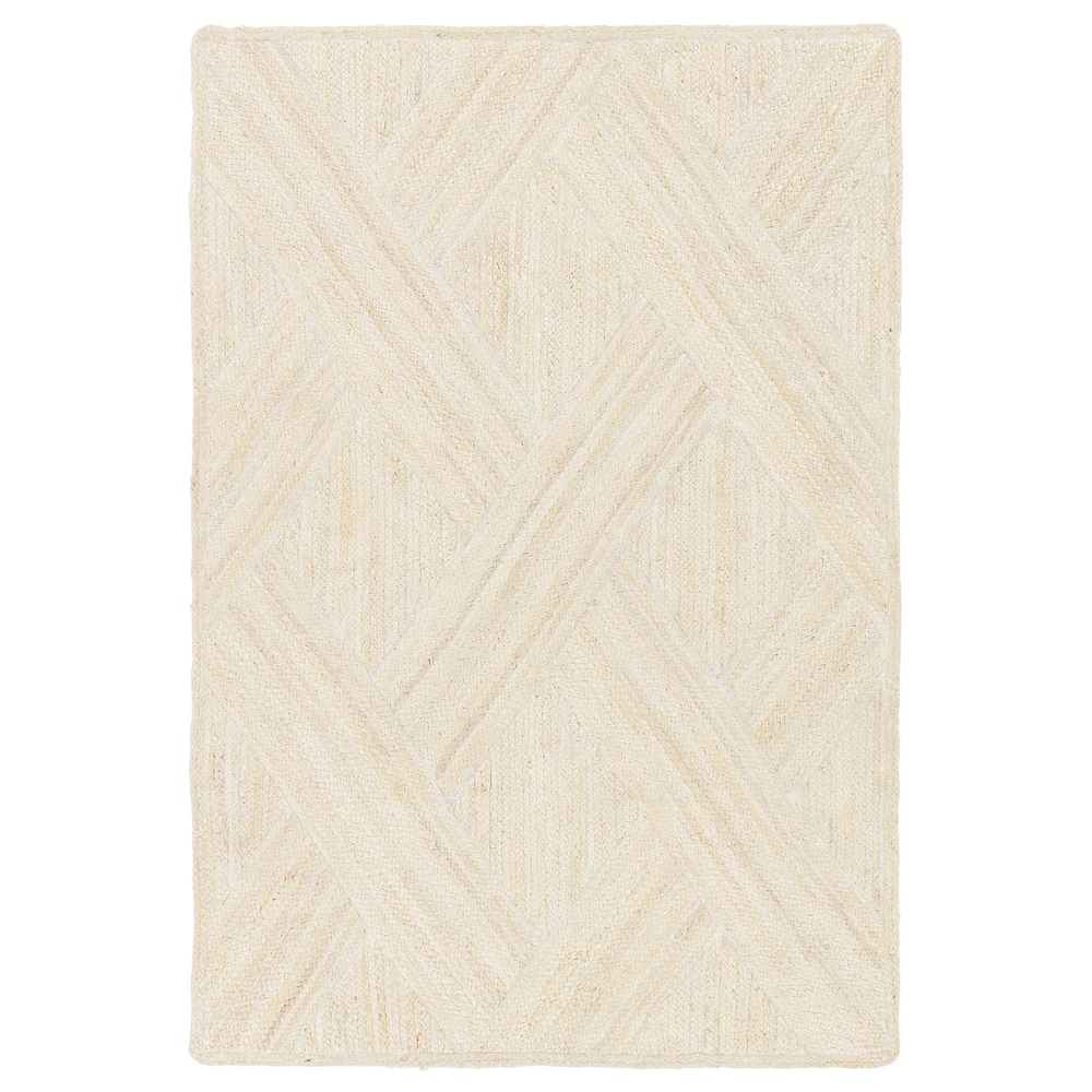 Vero Natural Trellis Area Rug