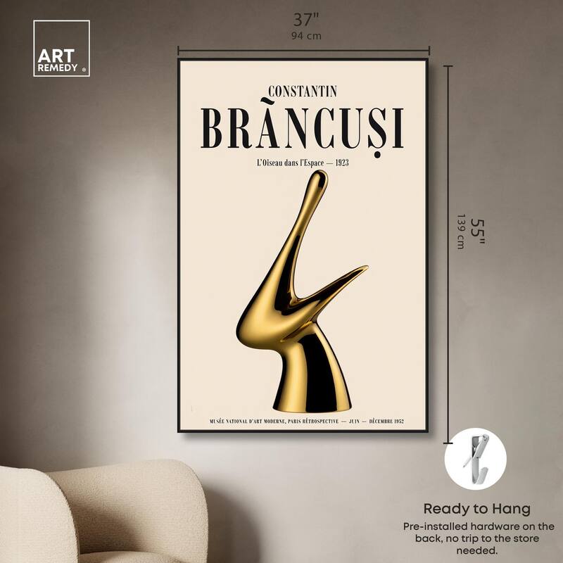 Bird in Space Sculpture Canvas by Art Remedy