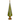 23" Green Christmas Tree Cone on Pedestal with Star Topper Tabletop Decor
