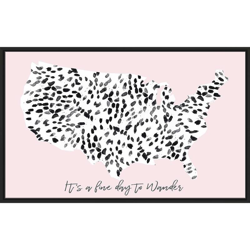 "It's a Fine Day to Wander" Print on Floating Canvas