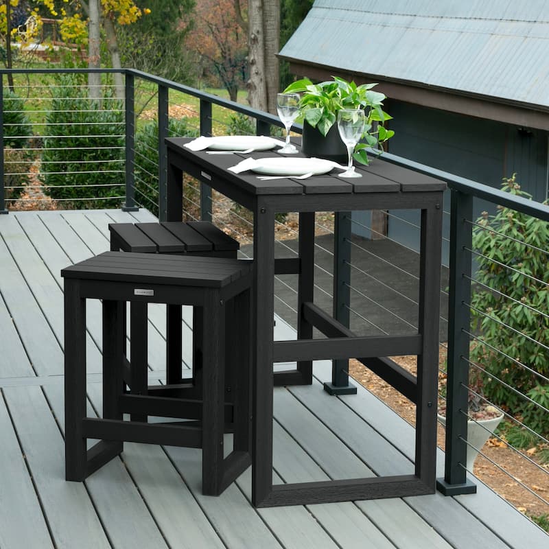 HIGHWOOD Monroe Modern Counter-Height Dining Balcony Set