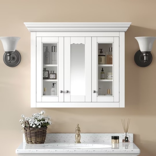 Belfair Modern Wall-Mounted Bathroom Medicine Cabinet