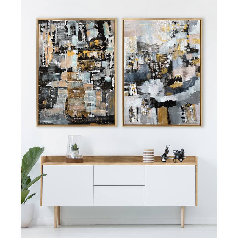 Kate and Laurel Sylvie The Industrial Revolution Canvas by Leah Nadeau