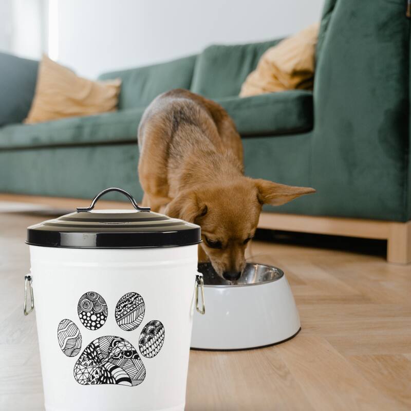 Amici Pet Food Zentangle Safe Storage Canister