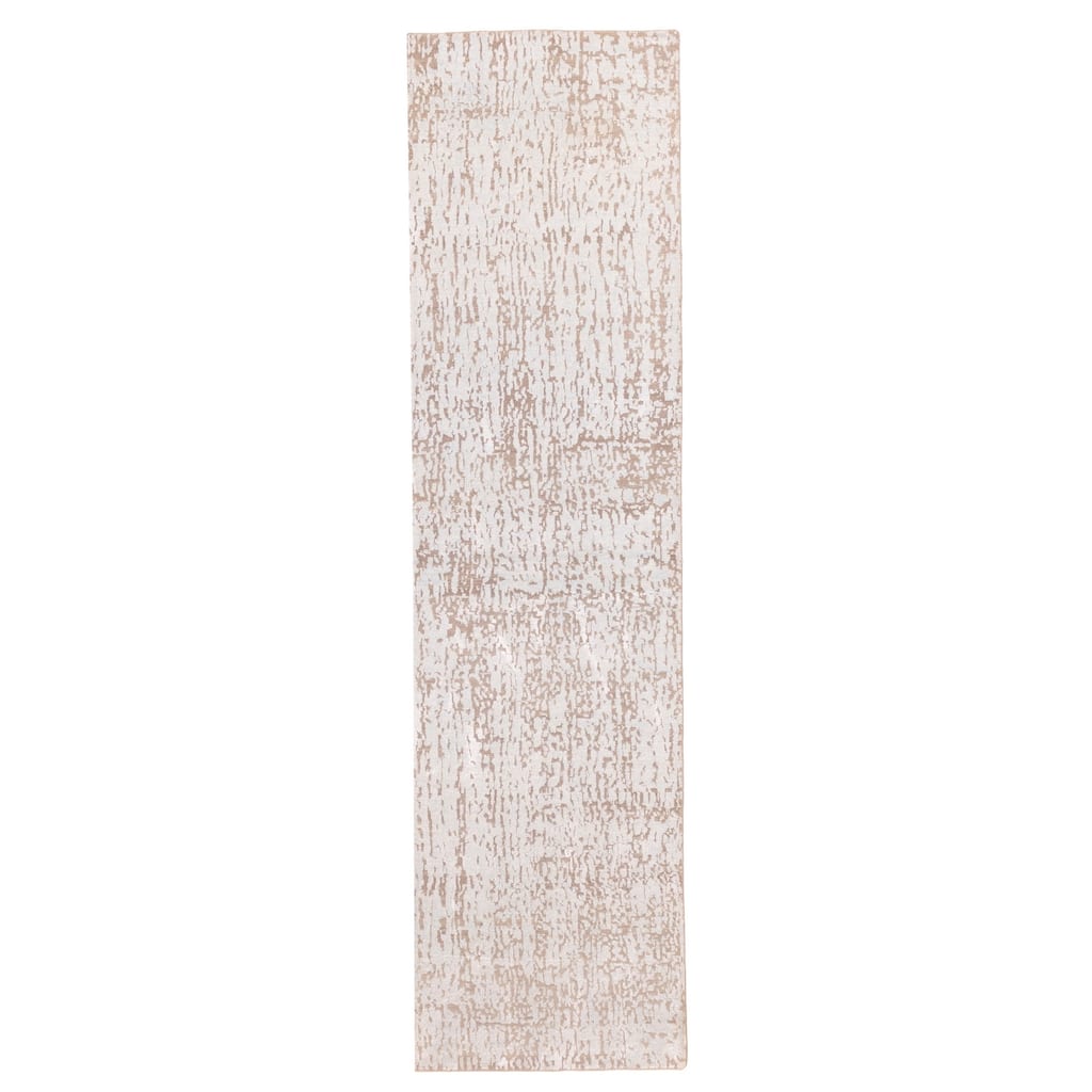 ECARPETGALLERY Hand-knotted Legacy Light Blue Silk, Wool Rug - 2'6 x 9'11