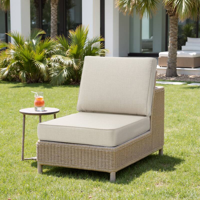 Sunbrella Seat Cushion Waterproof Patio Furniture Cushion - Sunbrella - 4301-Sand