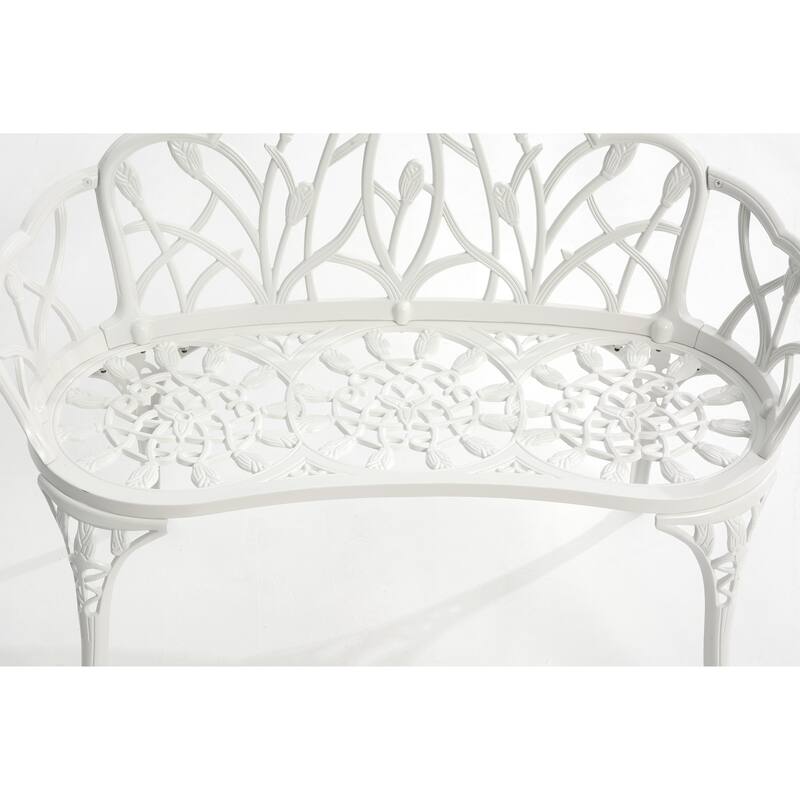 Cast Aluminium Bench (Excluding the table)