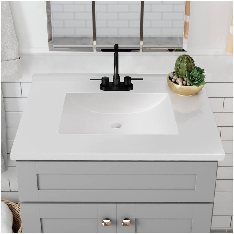 Design House 630228 Camilla 31" Cultured Marble Vanity Top with