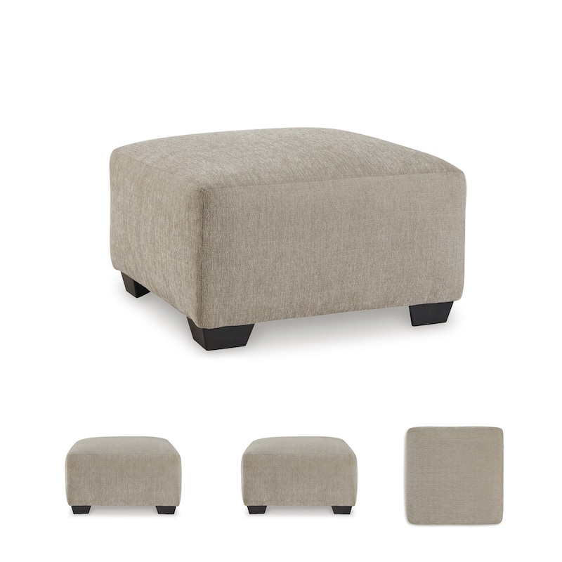 Signature Design by Ashley Brogan Bay Brown/Beige Oversized Accent Ottoman