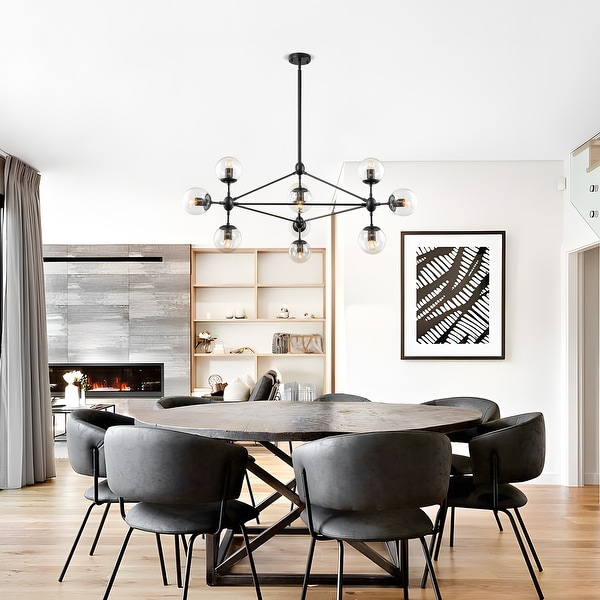 Mid century modern globe chandelier on sale