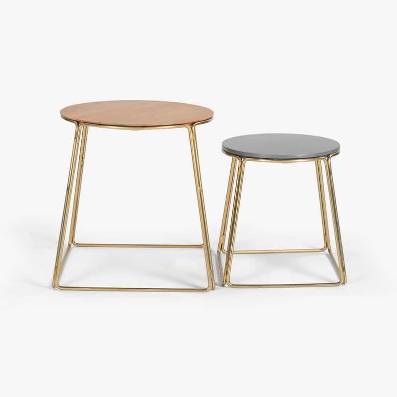 Toshi Side Table Set of 2 - Modern & Versatile Home Accent