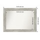 preview thumbnail 45 of 119, Dove Greywash Framed Non-Beveled Custom Wall Mirror, Bathroom Vanity Mirror Outer Size: 42 x 30