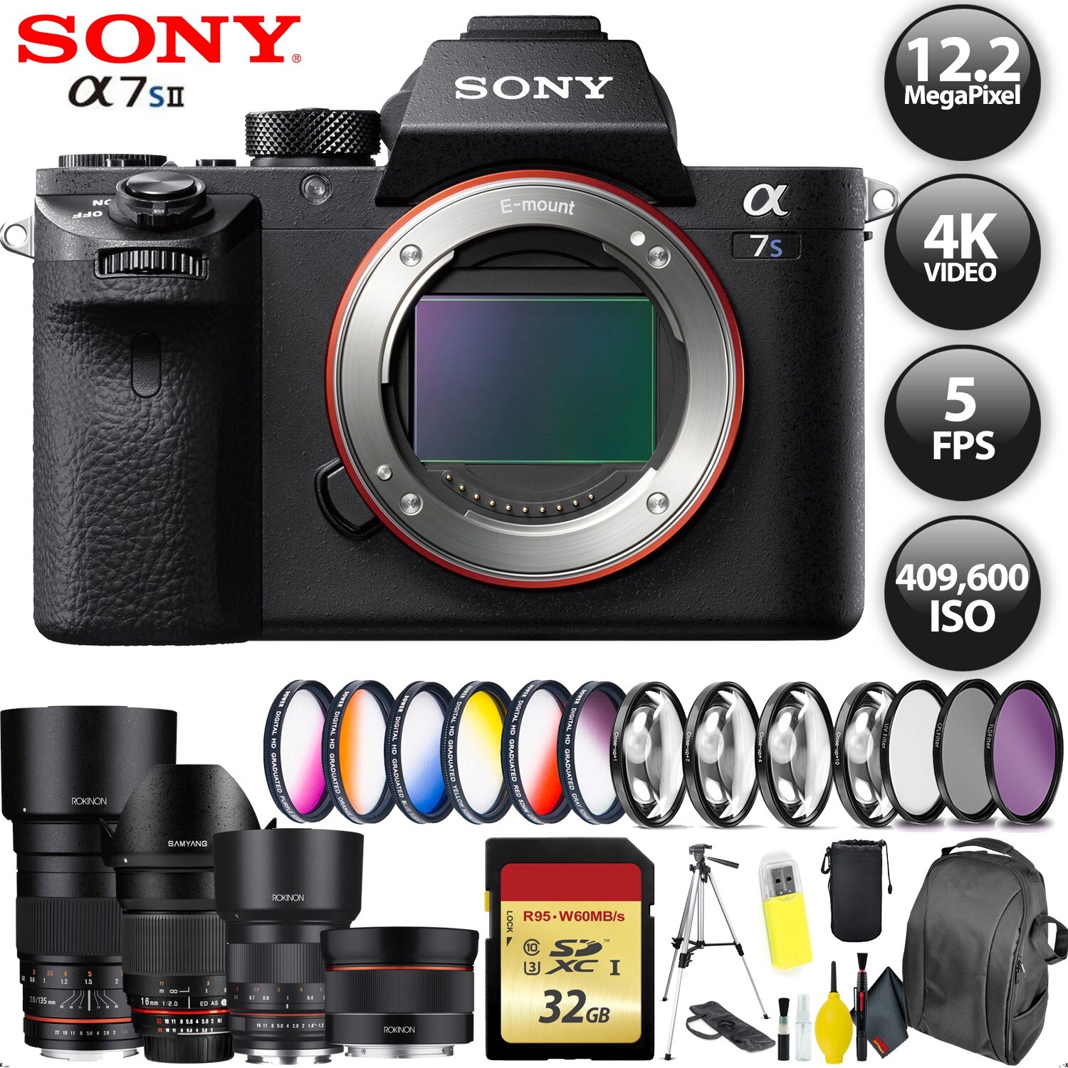 Shop Sony Alpha A7s Ii Mirrorless Digital Camera International Model Overstock 25625455