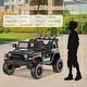 preview thumbnail 3 of 34, EROMMY 24V 2-Seater Ride-On Truck for Kids, 4WD Electric Car with Remote, Lights & Music