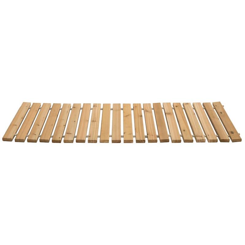 Portable Beach Roll Out Walkway in Red Cedar Wood