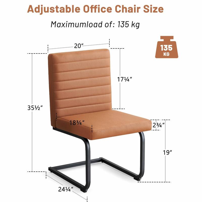 Modern Kitchen Chairs Pair - Easy Assembly & Stain-Resistant