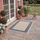 preview thumbnail 68 of 133, SAFAVIEH Courtyard Sherrie Border Indoor/ Outdoor Waterproof Patio Backyard Rug