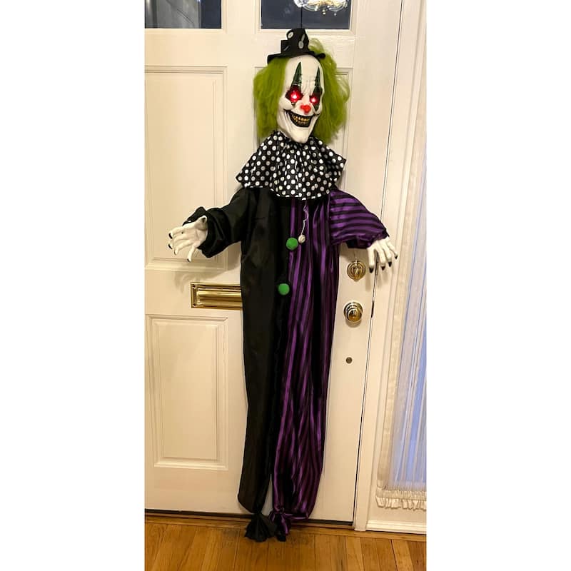 65" Animated Hanging Clown