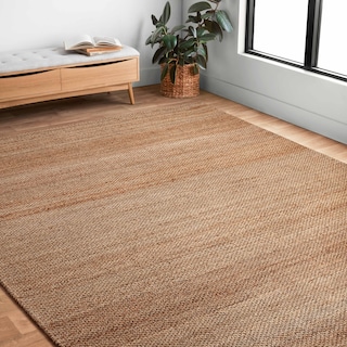 Alexander Home Emily Modern Farmhouse Hand Woven Jute Rug