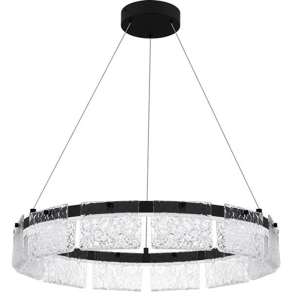 slide 2 of 8, Alice Integrated LED Matte Black Pendant Light