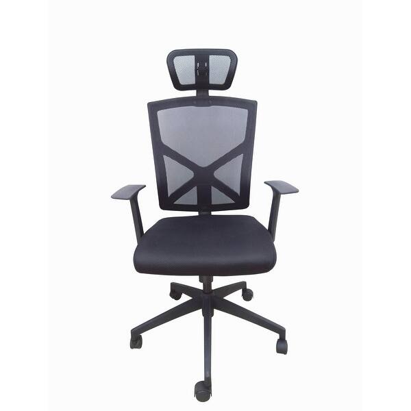 High Back With Headrest Office Mesh Chair Tilt Arms Lumber Support Large Base Adjustable Swivel Task Executive Black Overstock 22747980 High Back With Headrest Office Mesh Chair Tilt Arms Lumber Support Large Base Adjustable Swivel Task Executive Black Overstock 22747980