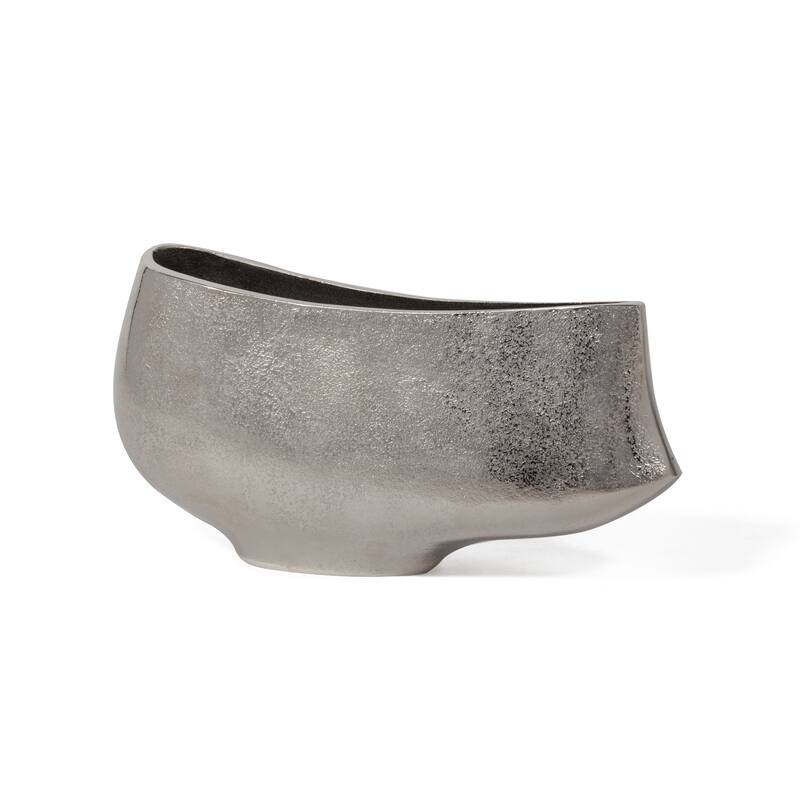 Aris Silver Decorative Metal Table Vase