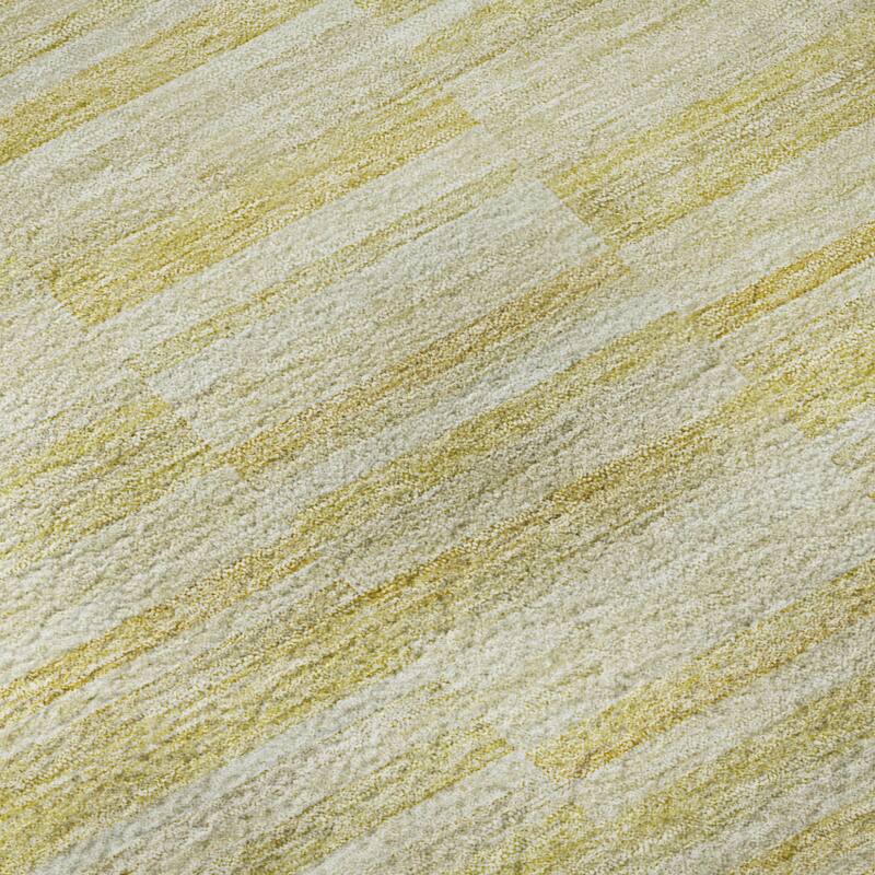 Premium Washable Super Soft Ombre Geo Stripe Mayfield Rug
