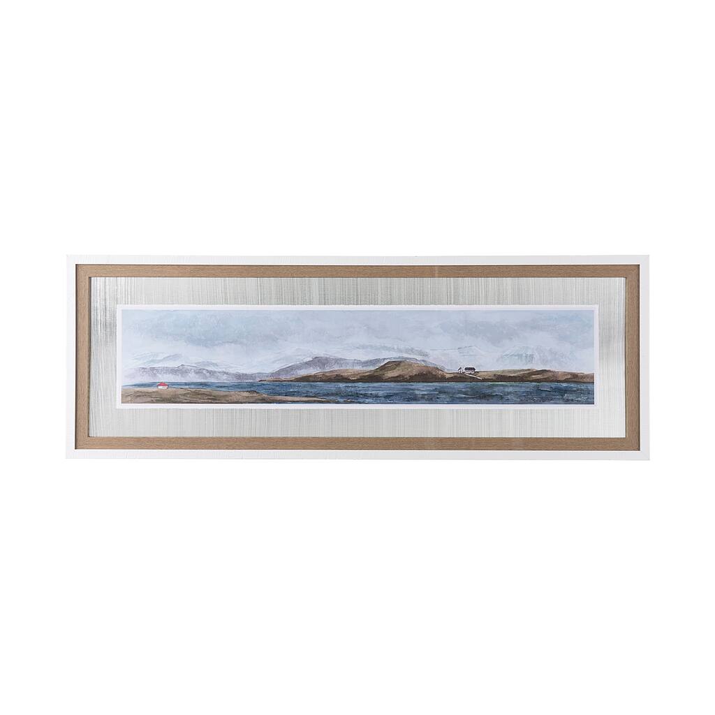 Icelandic Seascape Framed Art Print