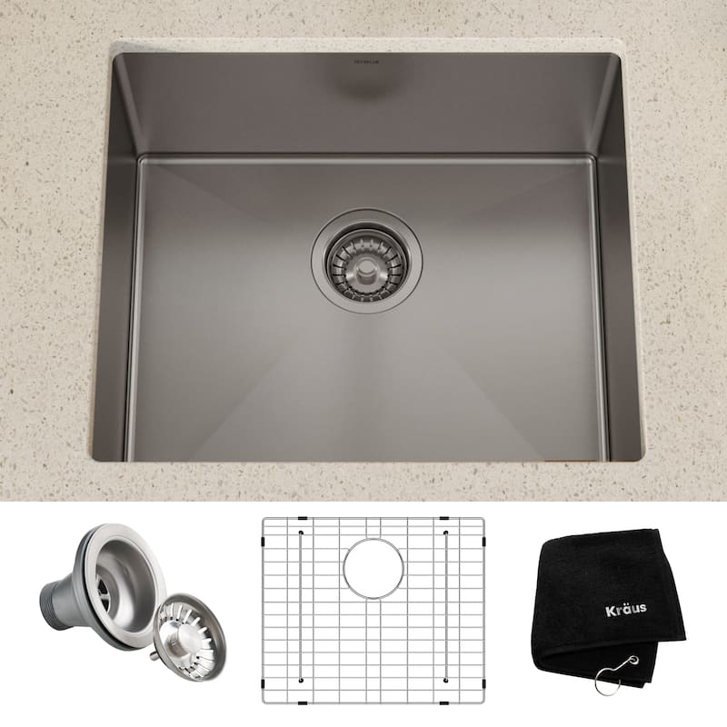 KRAUS Standart PRO Stainless Steel 21 inch Undermount Kitchen Sink