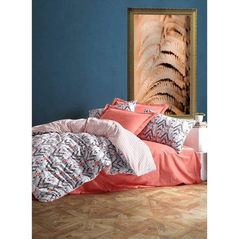 SUSSEXHOME Orange Paradise Full Size Duvet Cover Set, Hypoallergenic