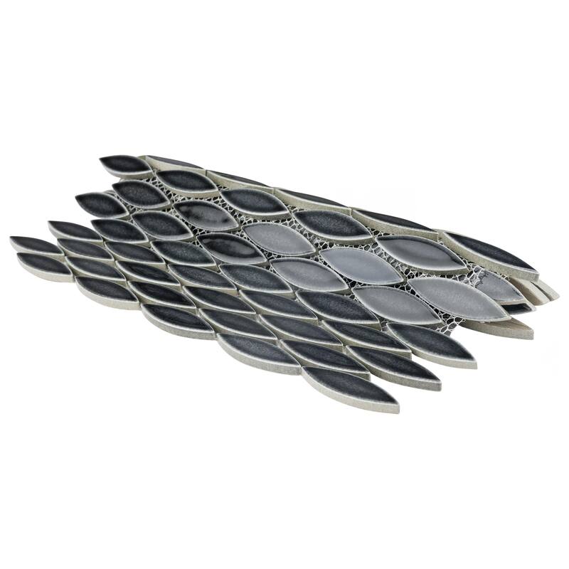 Merola Tile Pescado Storm Grey 12" x 12-1/2" Porcelain Floor and Wall Tile