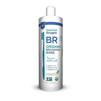 Essential Oxygen Brushing Rinse - Organic - Peppermint - 16 fl oz