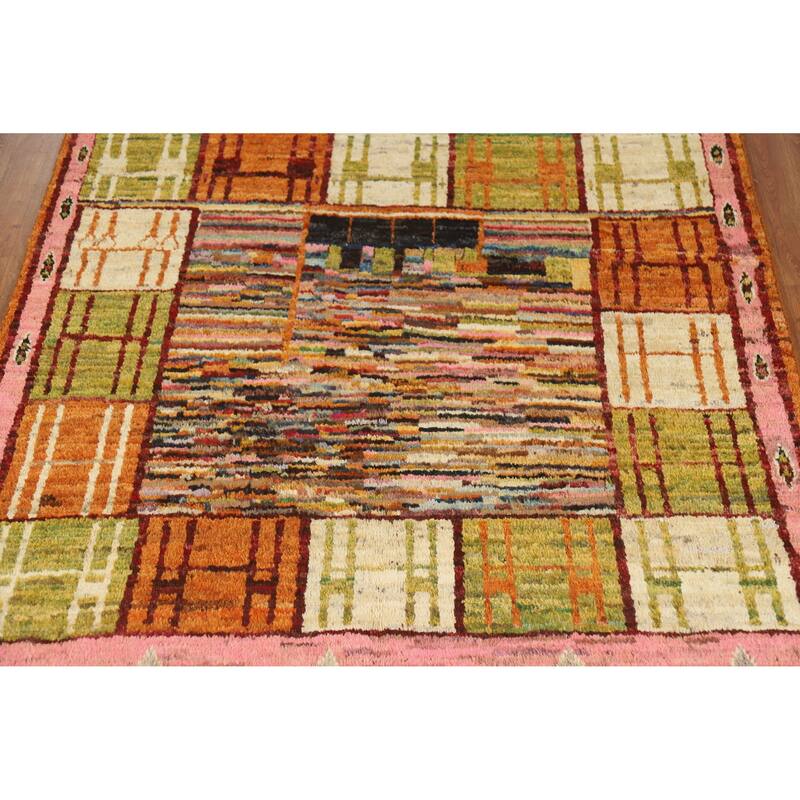 Moroccan Tribal Oriental Area Rug Handmade Bedroom Wool Carpet - 5'8" x 7'11"