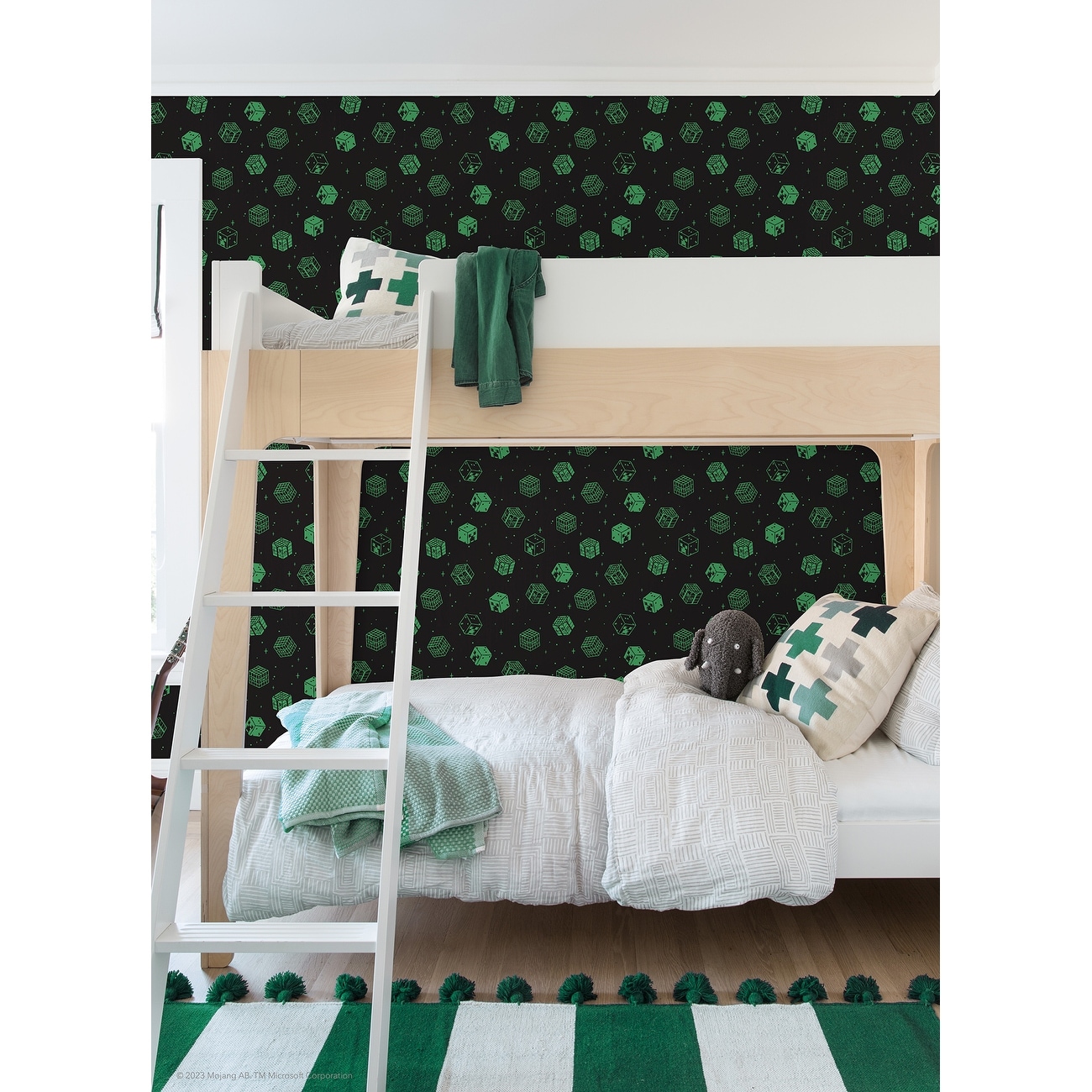 minecraft wallpaper bedroom