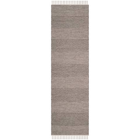 SAFAVIEH Handmade Montauk Pacuta Flatweave Cotton Fringe Rug