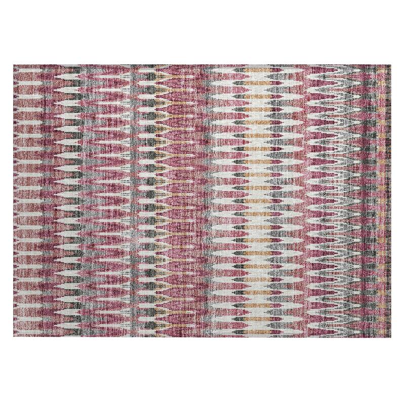 Machine Washable Indoor/ Outdoor Chantille Moroccan Boho Rug