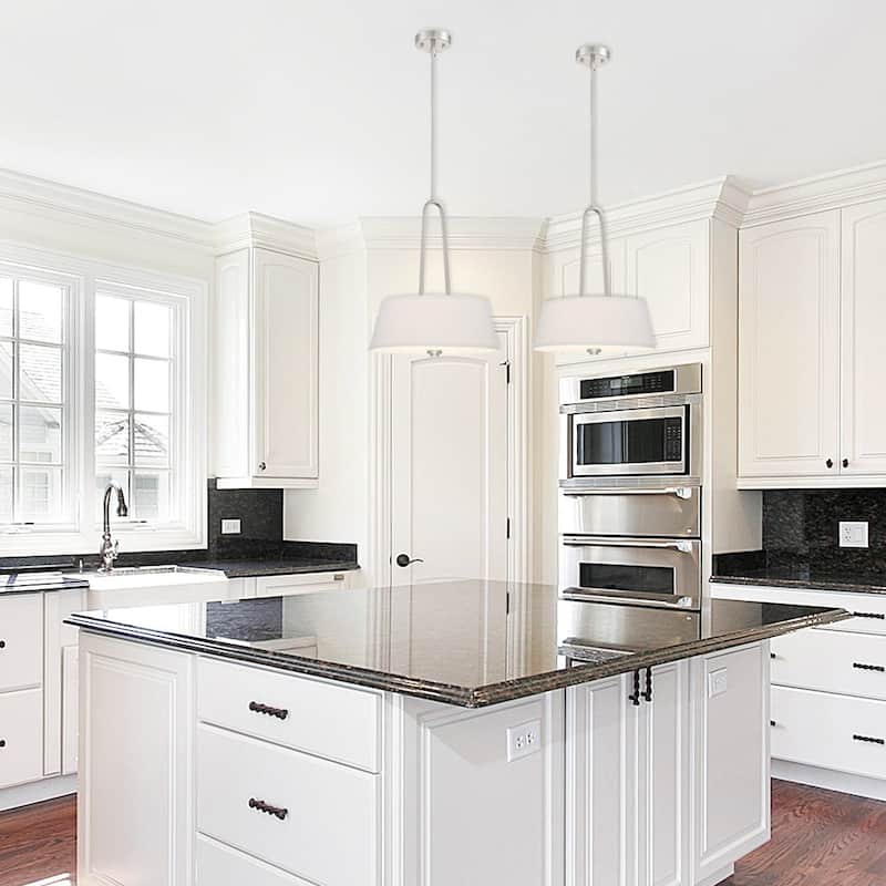 Studio 2 Light Inverted Pendant - Silver